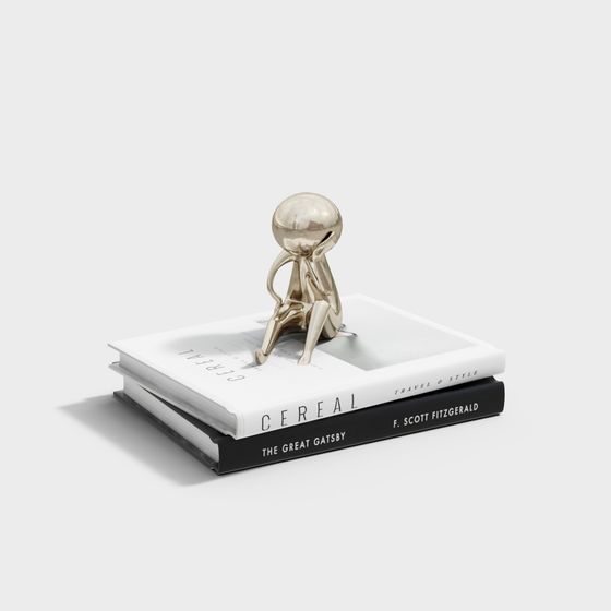 Page Boy 3D Model - Artistic Low Polygon Design