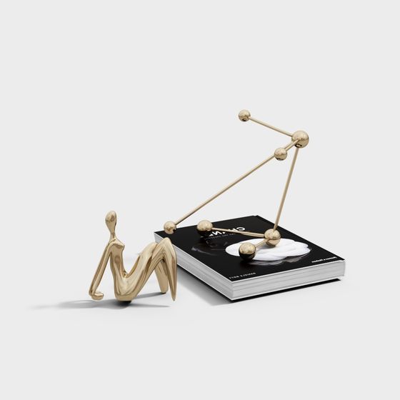 Abstract Human Sculpture 3D model for Designers