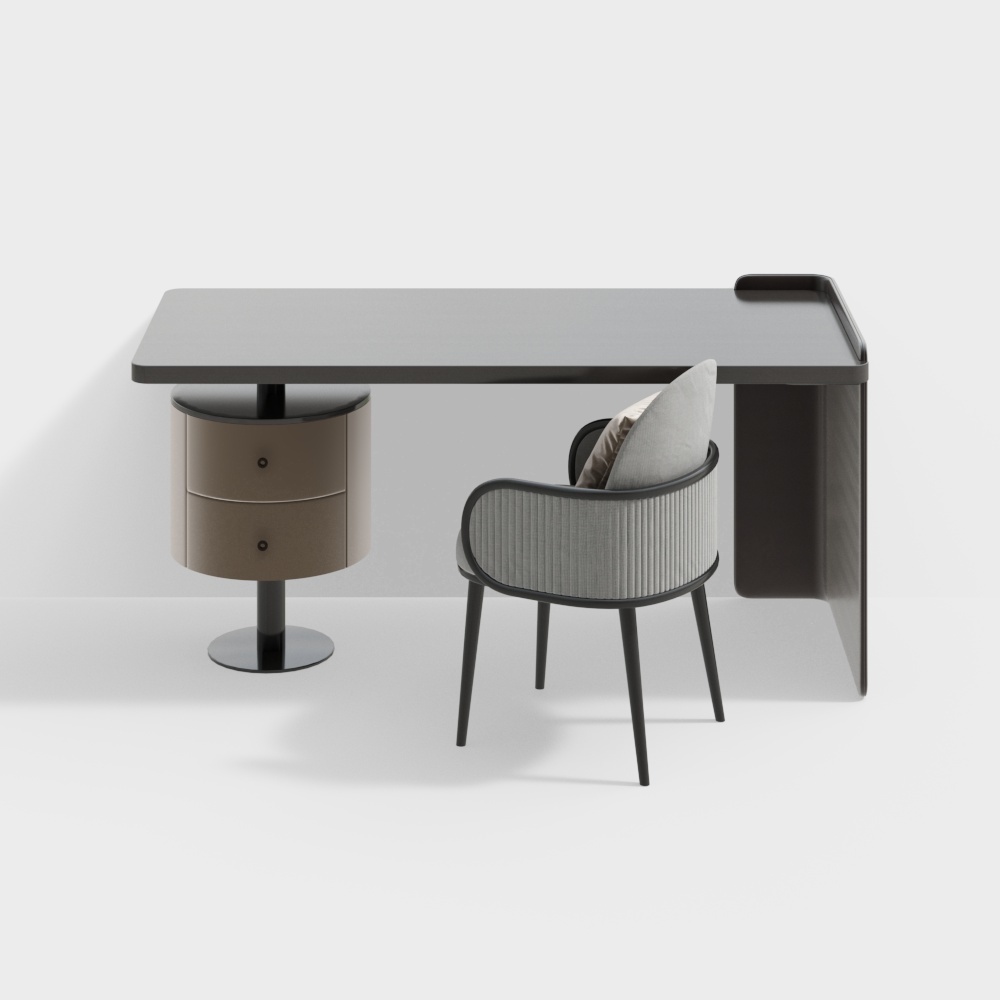 Combinaison de bureau en bois massif moderne de la série MasaSanty/Bentley Premium