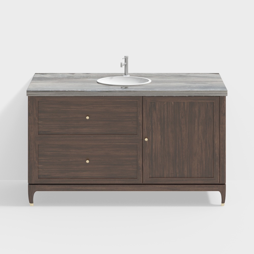 Counter basin cabinet vanity Ceramic wash basin wastafel westafel