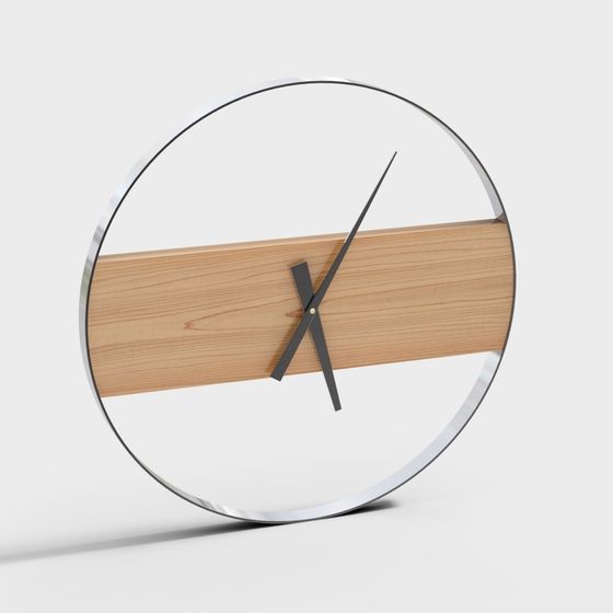 Stylish Clock 3D model for Creative Projects
