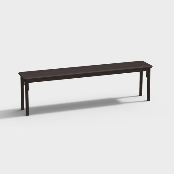 Urban Bench 3D model for Interior Design