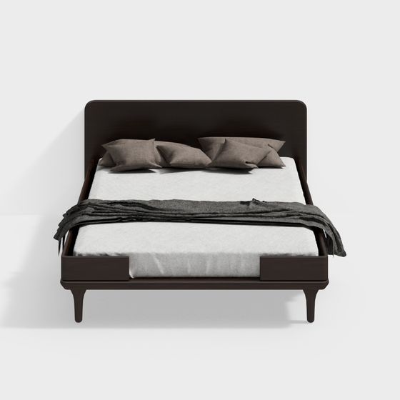 Van Gogh - Giường ngủ Coop 1m5 - Óc chó đen Mỹ