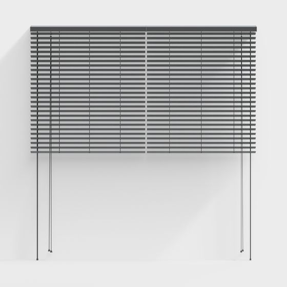 Minimalist Louvered Window 3D model