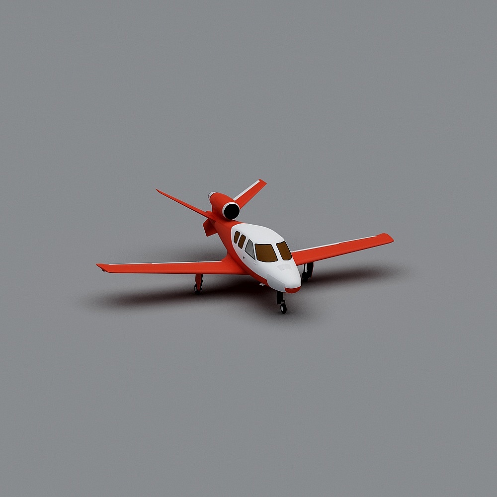 Compact Jet Aircraft 3D model