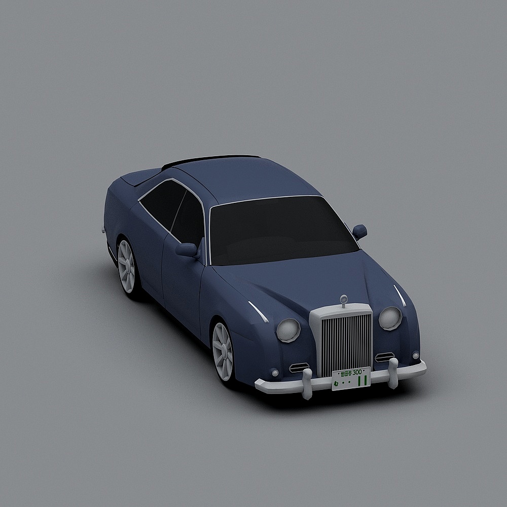 Classic Vintage Car 3D model