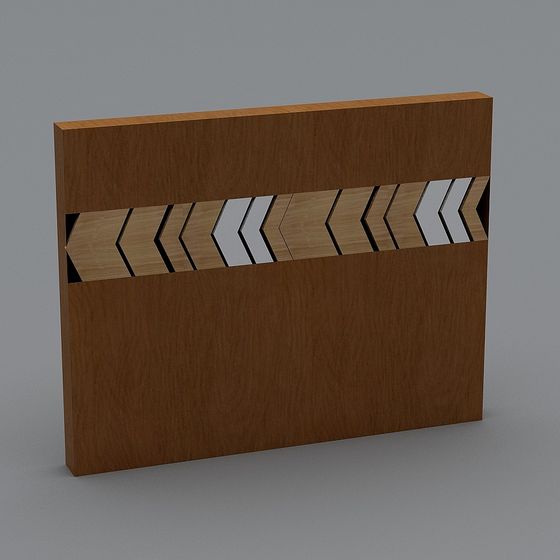 Wooden Arrow Sign 3D Model Design