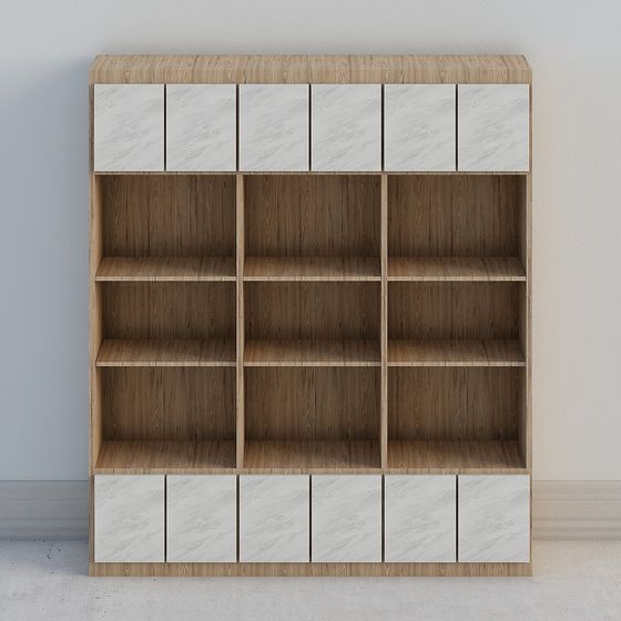 Urban Elegance Bookshelf 3D model