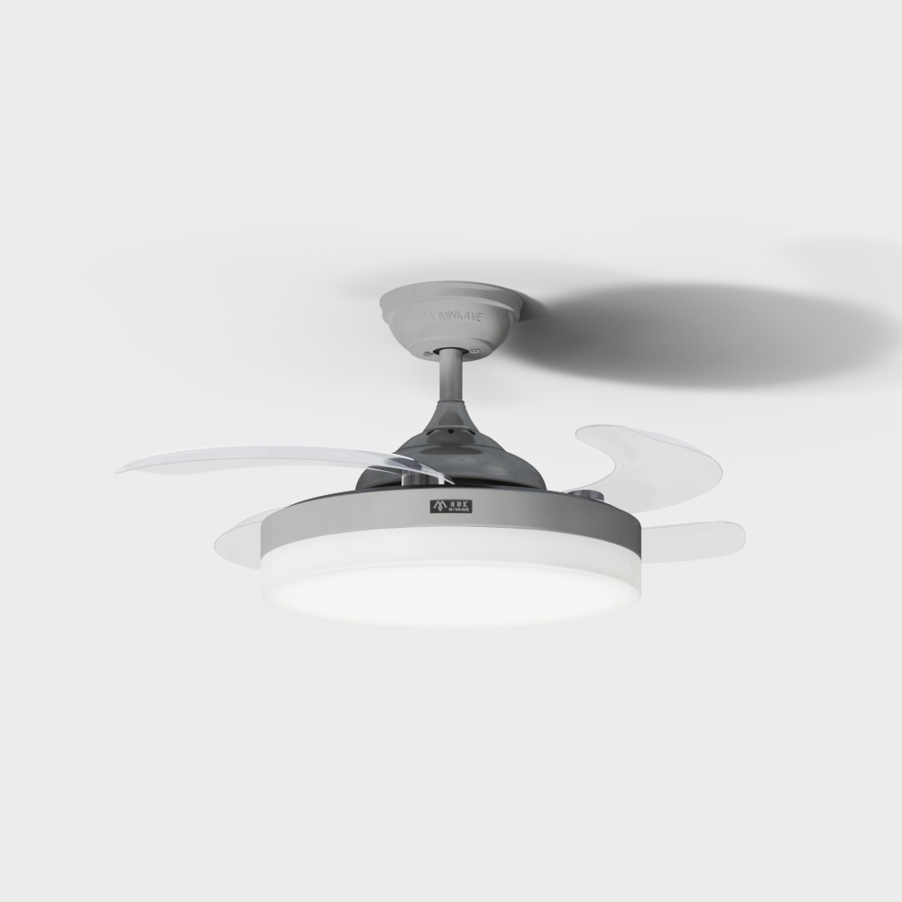 Mingjiahui-Modern Series-Straight Blade Ceiling Fan Light-FZ1015