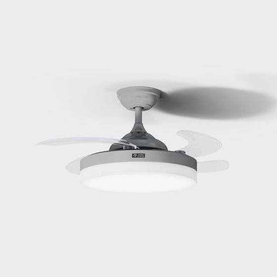 Modern Minimalist Ceiling Fan 3D model