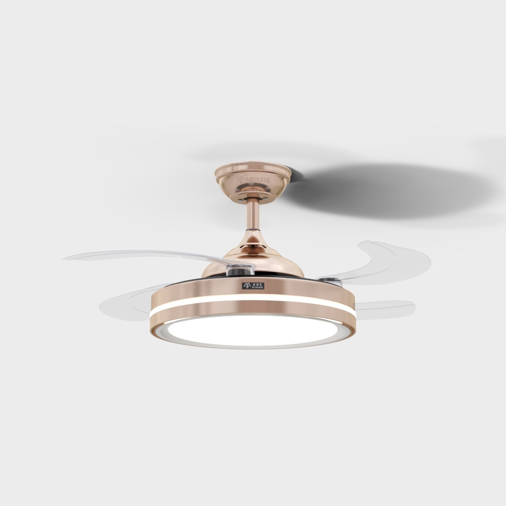 Mingjiahui-Modern Series-Straight Blade Ceiling Fan Light-K42-A128