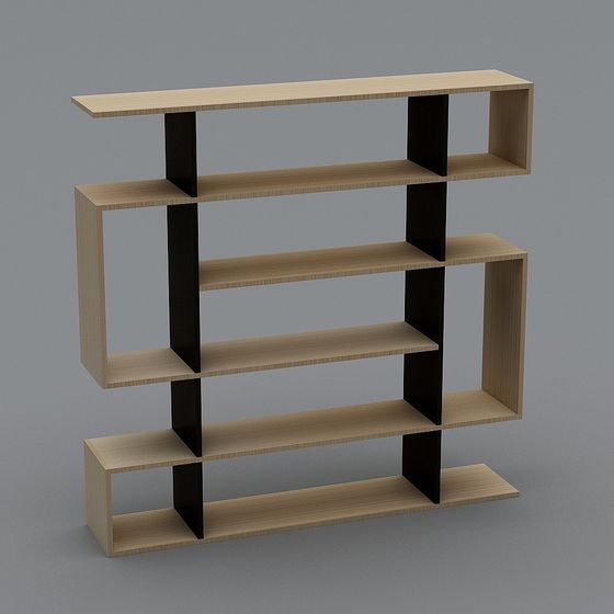 Urban Elegance Bookshelf 3D model