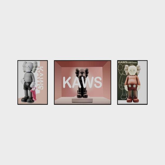 KAWS Companion Low Poly 3D Model for Creative Projects