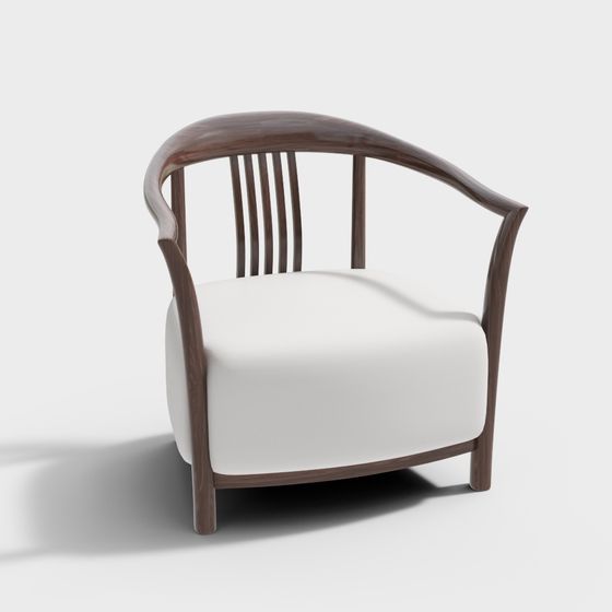 Elegant Armchair 3D model