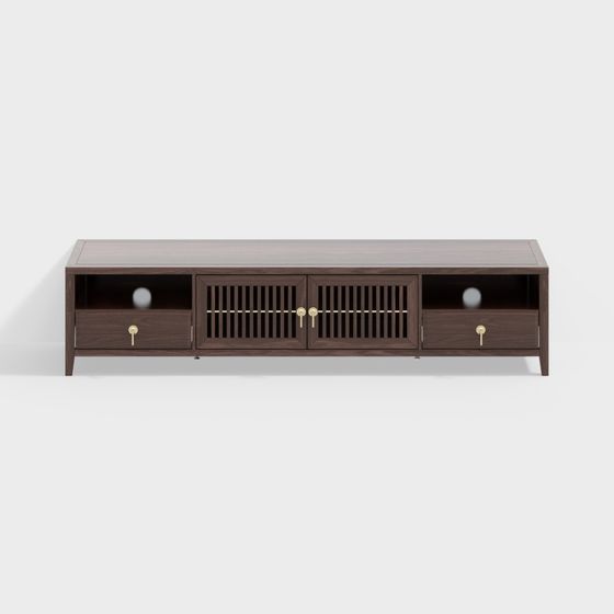 Stunning Minimalist TV Cabinet 3D model