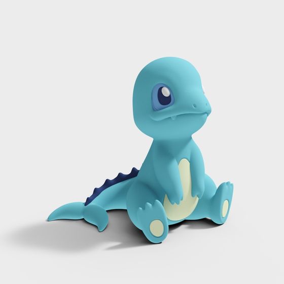 Adorable Baby Dino 3D model