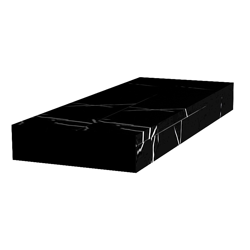 Black Skirting 3D Model for Elegant Interiors