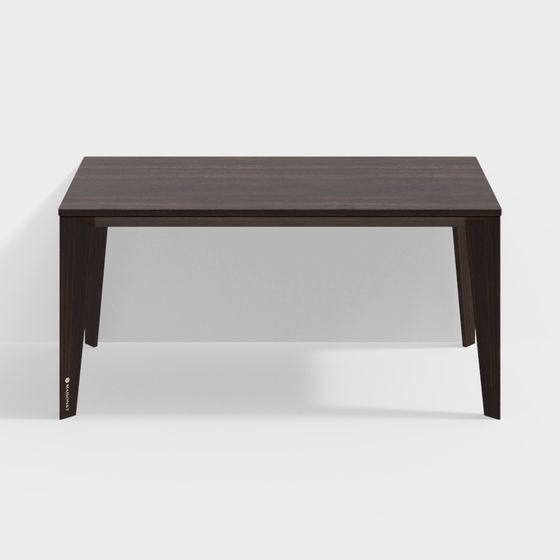 Urban Wooden Dining Table 3D model