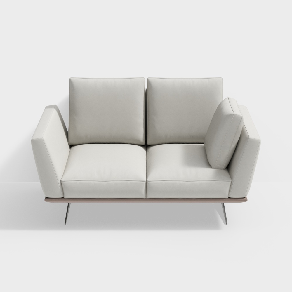 Canapé double/SF-M1038 2 places à accoudoirs doubles