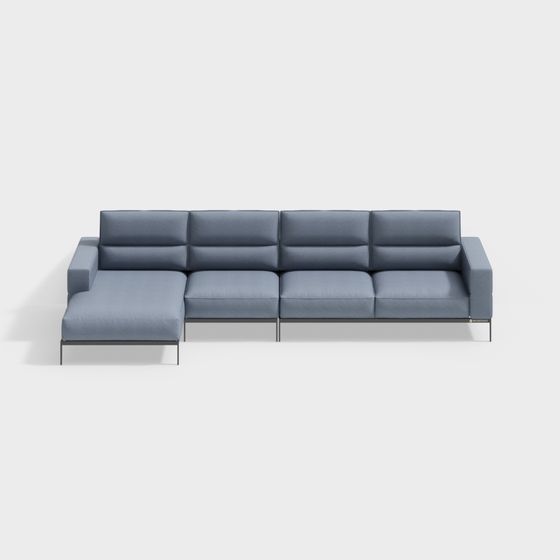 Urban Comfort Sofa 3D model