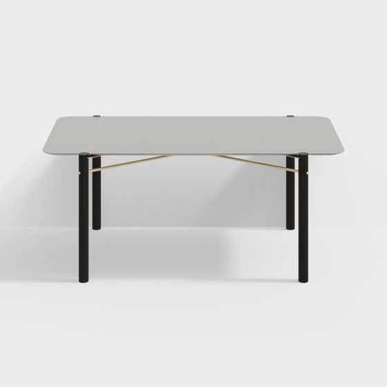 Urban Luxury Dining Table 3D model
