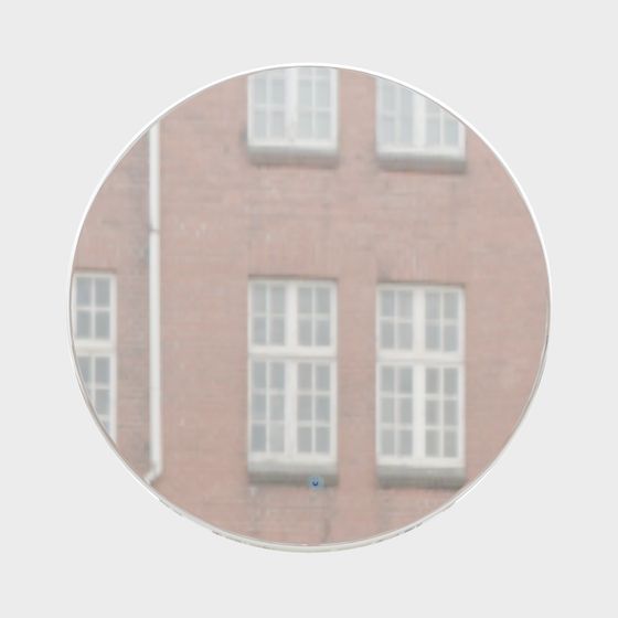 Unique Red Brick Building 3D Model