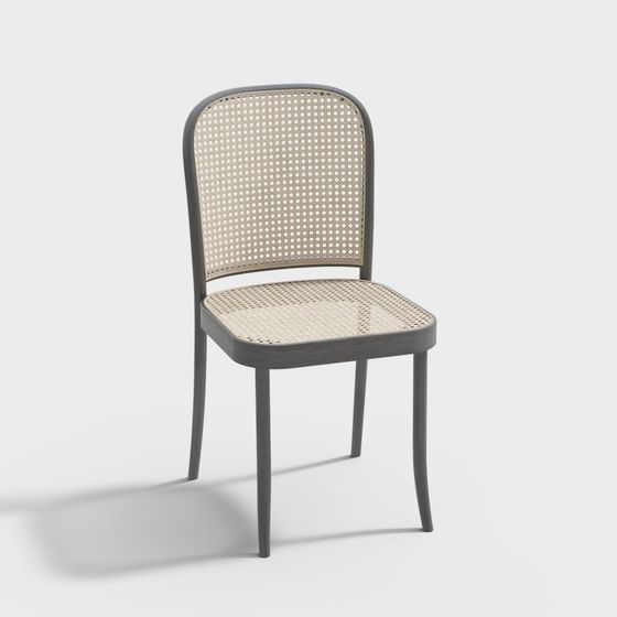 Elegant Low-Polygon 3D Model Chair