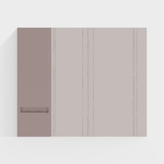 Minimalist Door 3D model