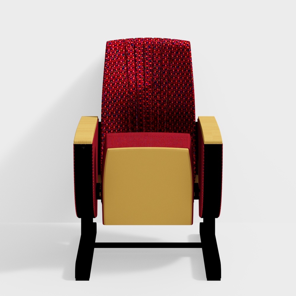 Retro Theatre Seat 3D model