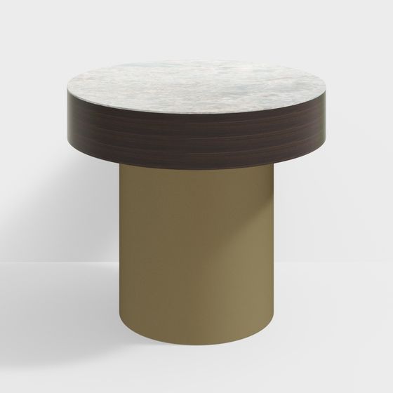 Stylish Round Table 3D model for Contemporary Spaces