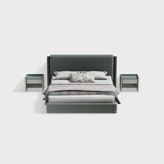 Urban Retreat Bed 3D model