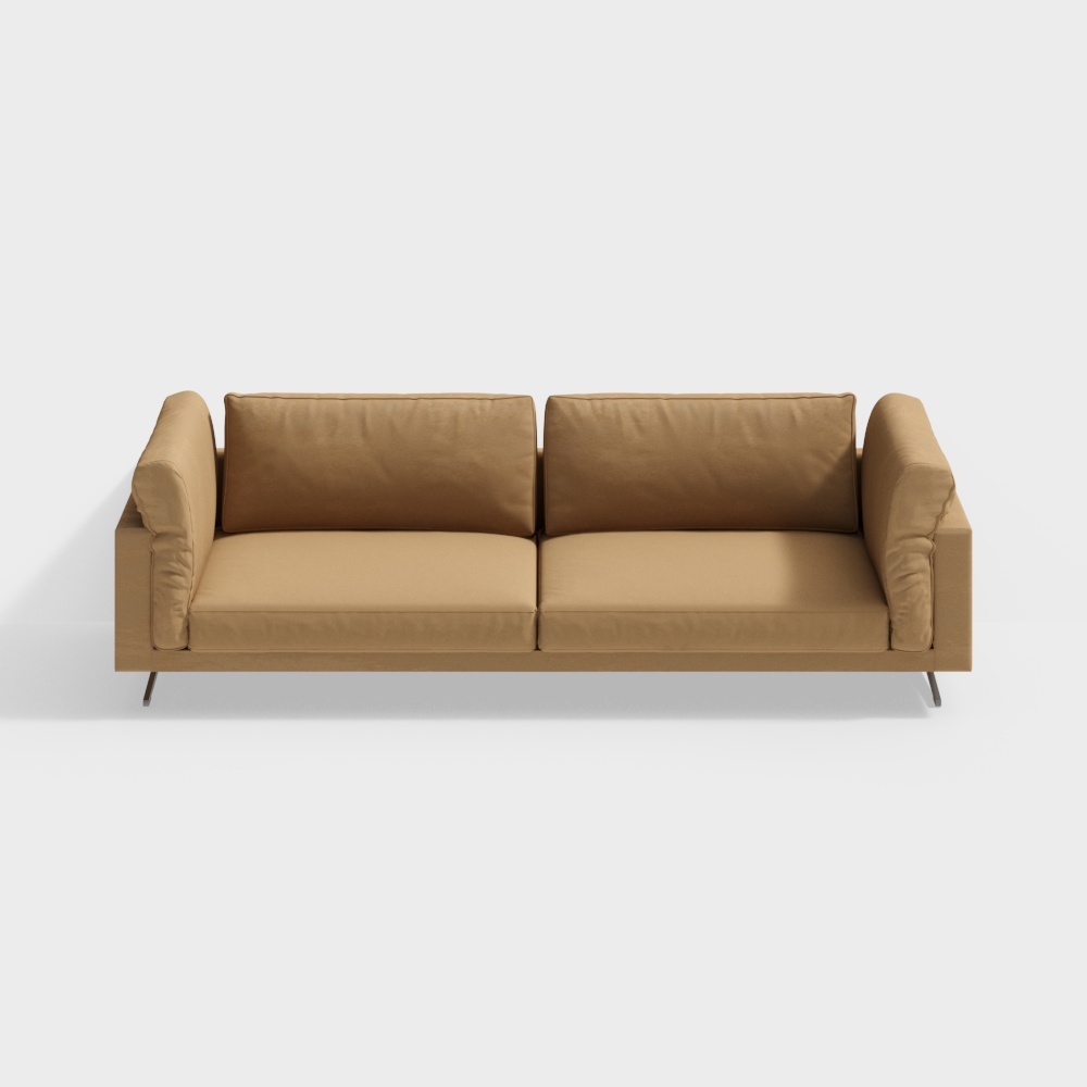 Oriental minimalist - four-seater sofa - S2003