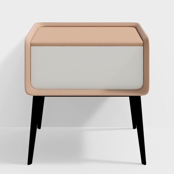 Urban Elegance Side Table 3D model for Modern Spaces