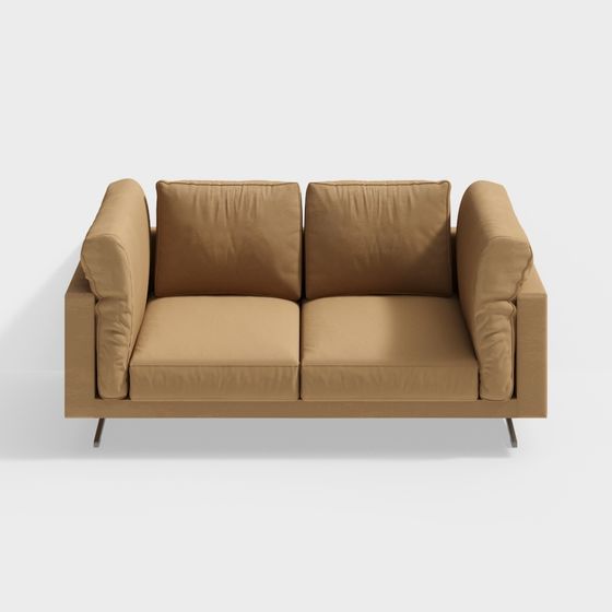 Urban Comfort 3D Model Sofa for Modern Interiors