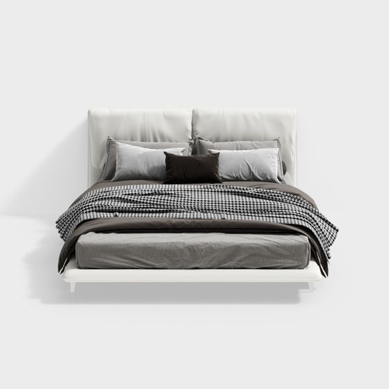 Dấu vuông đỏ - Tối giản phương Đông - Giường Ngủ - P5021