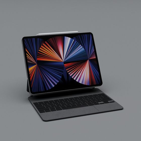 Modern Laptop 3D model