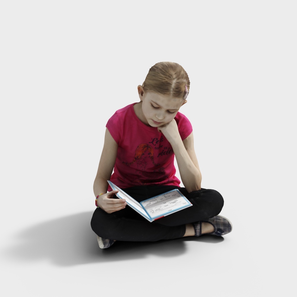 Reading Time 3D model