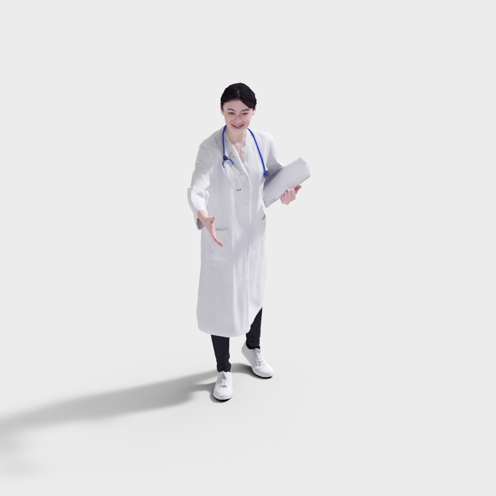 Realistic Medical Doctor 3D Model