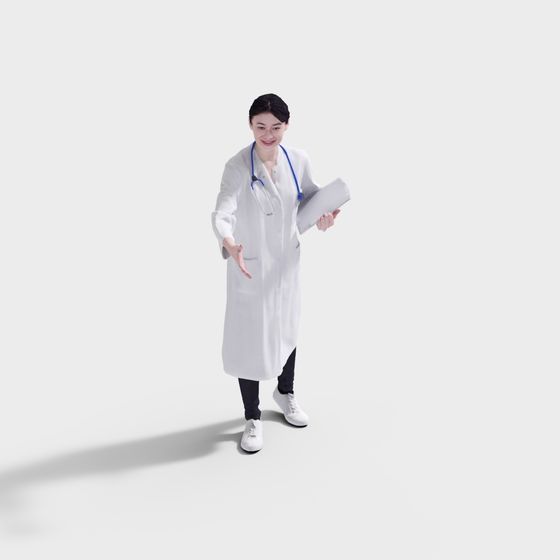 Realistic Medical Doctor 3D Model