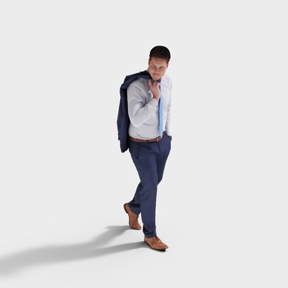 Business Gentleman 3D model for Creative Projects