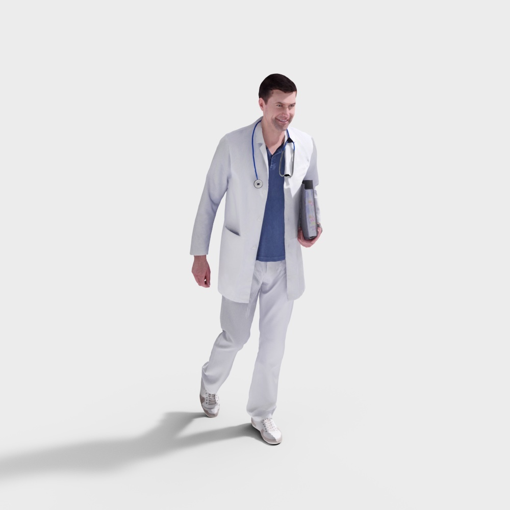 Realistic 3D Doctor Model for Medical Applications