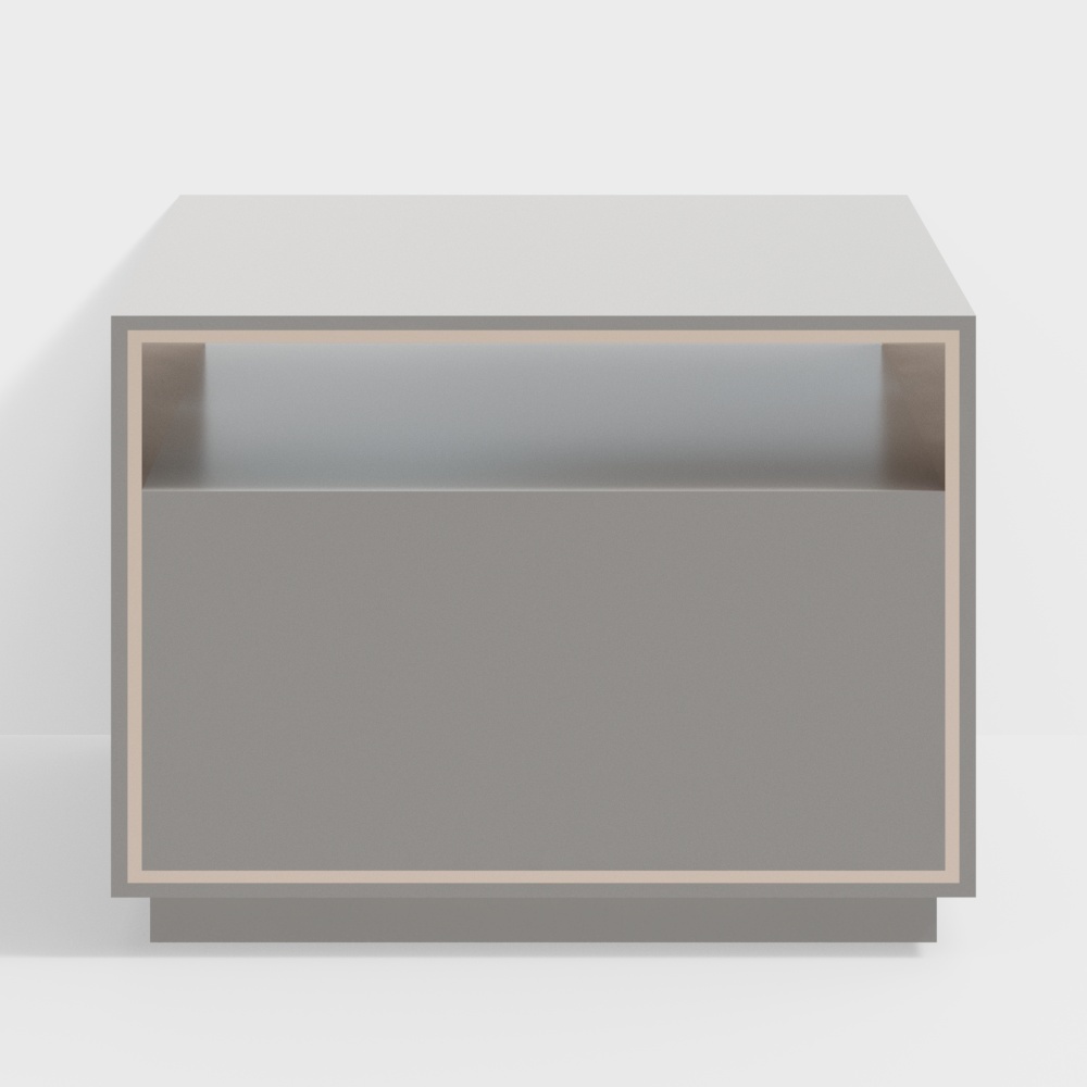 Urban Corner Cabinet 3D model for Modern Interiors