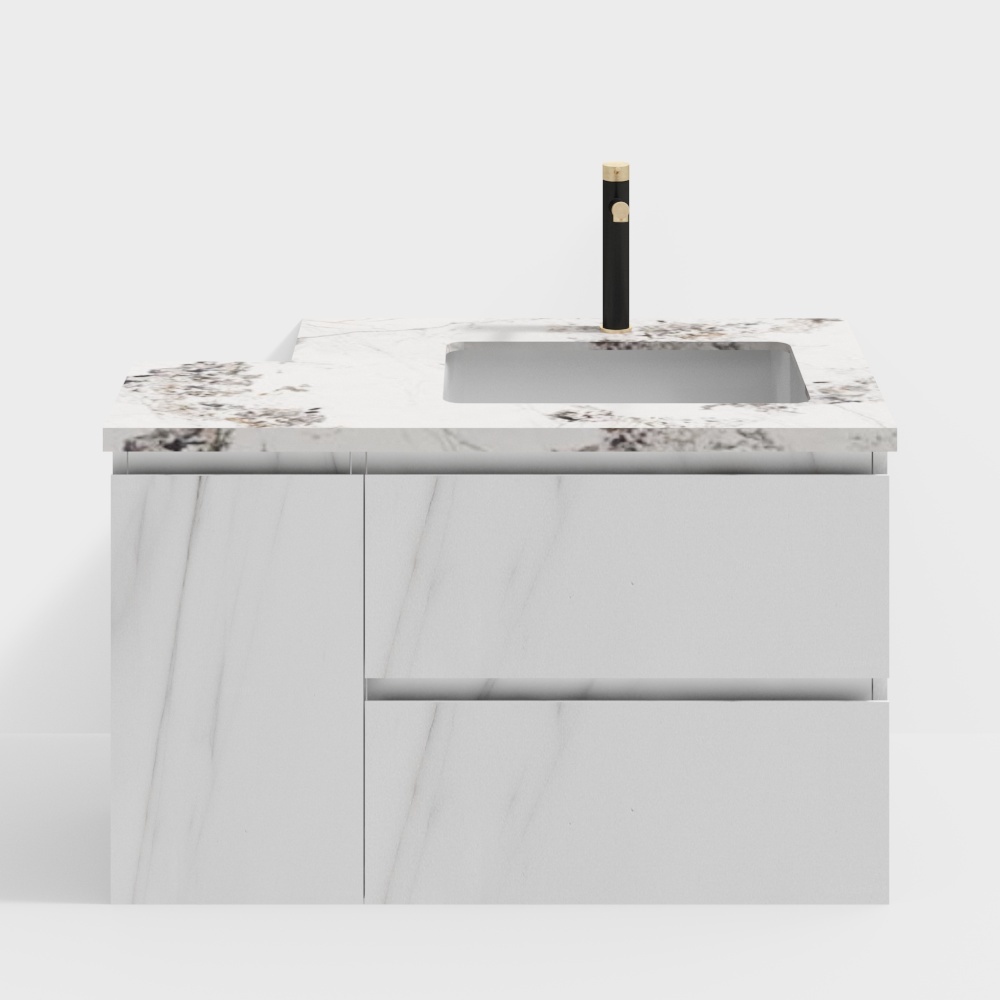 Counter basin cabinet vanity Ceramic wash basin wastafel westafel