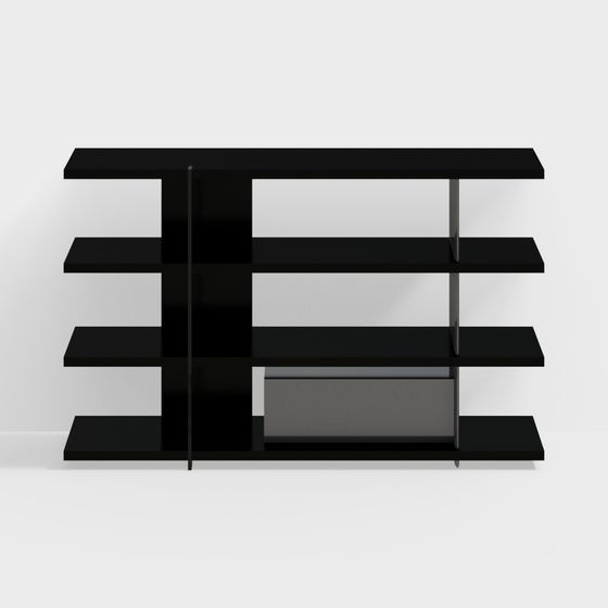Urban Elegance Bookshelf 3D model for Modern Interiors