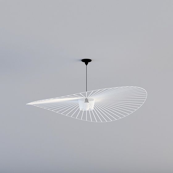 Chic Low-Poly Ceiling Light 3D model