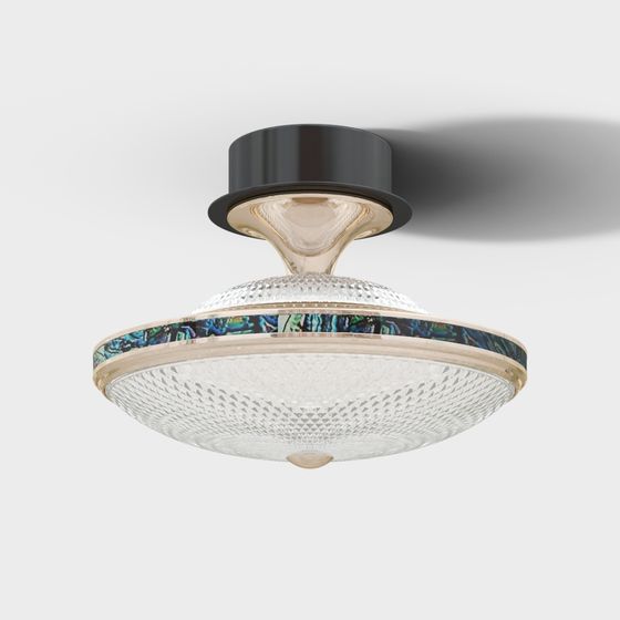Elegant Ceiling Light 3D Model