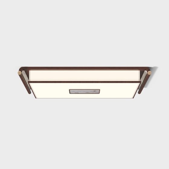 New Chinese Style Ceiling Lamp 3D Model for Elegant Spaces