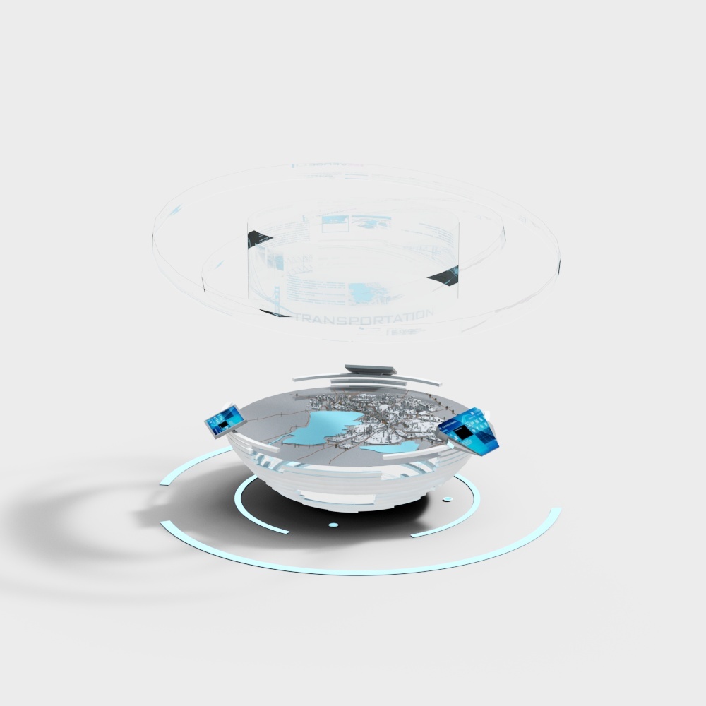 Modern technology showroom