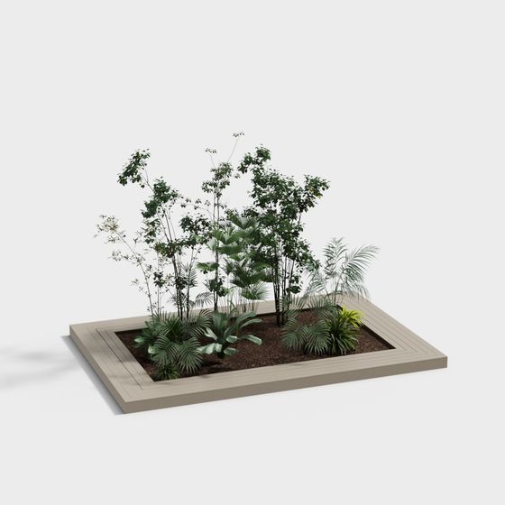 Urban Garden 3D Model for Modern Creations