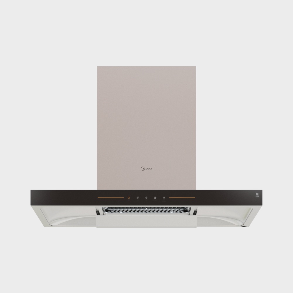 Sleek Modern Minimalist 3D Hood – Low Poly Kitchen Hood